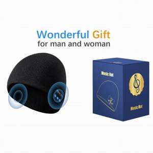 Cappello Bluetooth Bluetooth cappello invernale moda musica Beanie regali di compleanno per papà donne adolescenti ragazzi ragazze marito lui - Product Image 2