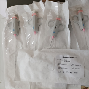 Aiguille de biopsie semi-automatique à noyau complet <span class=keywords><strong>Tru</strong></span>-<span class=keywords><strong>Cut</strong></span> en tissu souple stérile à usage médical jetable Surgiilab <span class=keywords><strong>14G</strong></span> 16G 18G *10 15 20 CM - Product Image 1