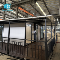 Maisons préfabriquées portables de luxe 20ft 30ft 40ft, villas préfabriquées conformes aux normes australiennes, maisons conteneurs extensibles