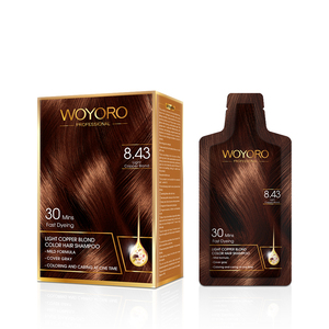 Shampoo colorante per capelli a basso contenuto di ammoniaca non allergico a lunga durata più venduto con colore <span class=keywords><strong>biondo</strong></span> <span class=keywords><strong>rame</strong></span> - Product Image 1