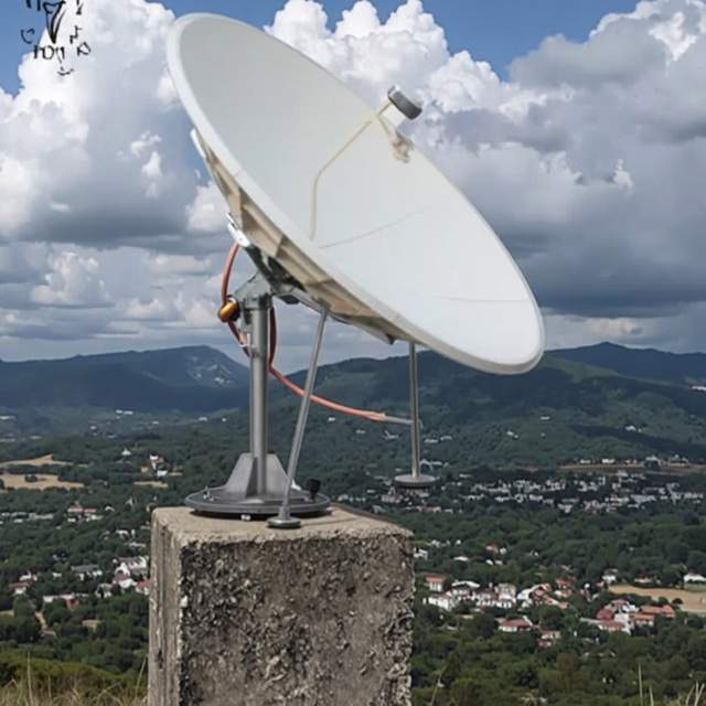 Factory Price Universal HD TV High Gain Satellite Parabolic Antenna Dish Ku Band for Outdoor 150cm/1.5m Panel Antenna
