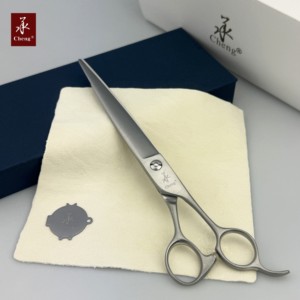 VE-7520DW pet paslanmaz çelik bakım makas chunker düz kaplan diş geniş bıçak profesyonel köpek makas Yonghe CHENG - Product Image 5