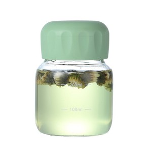 Vasos de vidrio grueso con tapa de 200 ml, reutilizables, portátiles, para viajes y regalos - Product Image 3
