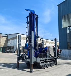 Equipo de perforación de pozo hidráulico sobre orugas JJEM 600m 500M 400m 300m 200m 100M Kenia con engranaje de caja de cambios y componentes de núcleo de bomba - Product Image 2