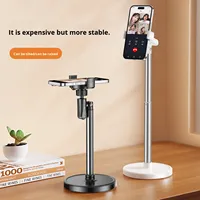 Support de téléphone magnétique en silicone et métal de haute qualité avec clip auto-ouvrant pour bureau, compatible avec les modèles 4-7