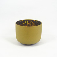 Bol chantant en cristal givré en titane HF bain sonore de guérison en gros bols sonores en cristal doré bol chantant en Quartz de méditation