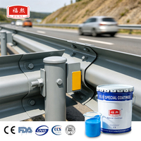 Revêtement supérieur universel en polyuréthane acrylique résistant aux intempéries protège les garde-corps de circulation de la pluie, de la poussière et de l'érosion salin.
