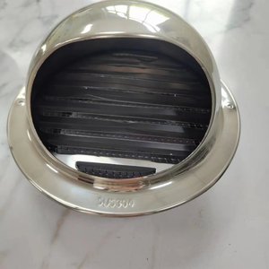 Grille de ventilation murale extérieure en acier inoxydable et aluminium pour climatisation, avec vanne à disque réglable, pour entrepôt - Product Image 2