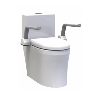 Barra de apoyo para inodoro Hundred-Year Grace, de plástico, con capacidad de carga de 100 kg, barra de seguridad para ancianos, asistencia para el baño - Product Image 2