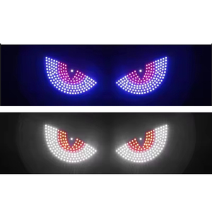 Lumières dynamiques d'oeil du diable à LED pour <span class=keywords><strong>voiture</strong></span> Feux clignotants du diable Triangle semi-circulaire <span class=keywords><strong>Clignotant</strong></span> USB Multi-Mode Hawk-eye Lamp - Product Image 3