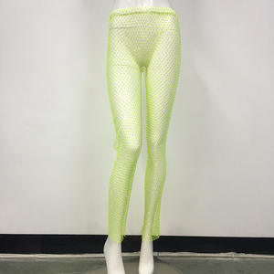 <span class=keywords><strong>Pantalon</strong></span> en résille à <span class=keywords><strong>strass</strong></span> Sexy de luxe, nouveau Style d'été à la mode, <span class=keywords><strong>pantalon</strong></span> en résille en cristal droit - Product Image 5