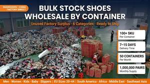 Chaussures en gros à prix abordable, lots en vrac, surplus d'usine, conteneurs entiers pour importateurs d'Amérique centrale, d'Amérique du Sud et d'Asie du Sud-Est - Product Image 2