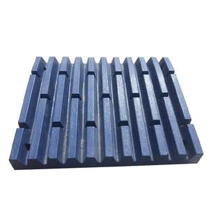 Placa de mandíbula de acero con alto contenido de manganeso de larga duración para trituradora de mandíbulas <span class=keywords><strong>Shan</strong></span> <span class=keywords><strong>Bao</strong></span>, piezas de desgaste de fundición duraderas, tratadas térmicamente para minería de piedra caliza y granito - Product Image 1