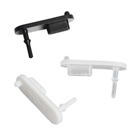 Cache-port de charge USB-C femelle en silicone avec colonne de fixation pour tablette et téléphone portable