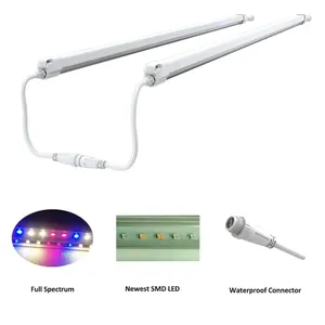 Samsung lm301h evo T5 tube grow light for veg and seedling high PPE 2.4 full spectrum 4ft 20W IP65 led clone light