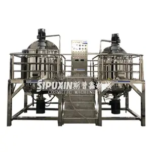 Équipement de mélange de réservoir de mélange à cisaillement élevé Mélangeur de liquide industriel pour produits chimiques Sipuxin 5000 L contrôlé par pompe à vide