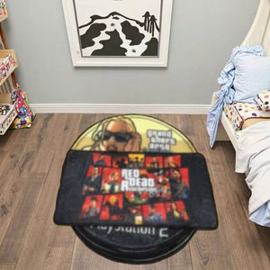 Custom Printed CD Flannel Blanket Print <strong>Rugs</strong> <strong>Washable</strong> Carpets Custom logo <strong>Rugs</strong> Machine Made Anime <strong>Rug</strong> Mat - Product Image 1