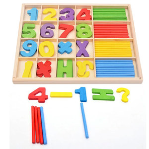 Juguete educativo de números de madera para niños, juguete matemático de cálculo para 2-4 y 5-7 años, rango de edad - Product Image 4
