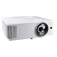 Projecteur Optoma EH412STx 4000 Lumens Full HD 1080P à courte focale pour entreprise, éducation, salle de classe, salle de réunion, projecteur USB
