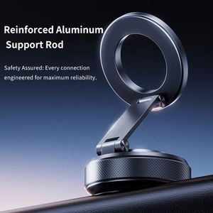 Soporte Magnético para Teléfono Móvil con Ventosa de Vacío, Soporte de Navegación para Teléfono Móvil de Aleación de Aluminio - Product Image 4
