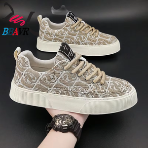 รองเท้าผ้าใบสไตล์ใหม่ปี 2025 สีสันหลากหลาย รองเท้าลำลองสำหรับผู้ชาย - Product Image 5