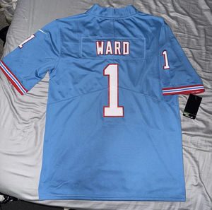 Nueva Camiseta de Tennessee 2026 # Camiseta de Fútbol Americano Cosida de 1 Cam Ward, Will <span class=keywords><strong>Levis</strong></span>, Jeffery Simmons, Warren Moon, Earl Campbell - Product Image 3