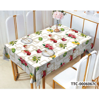Nappe en PVC Vinyle Durable et Écologique, Anti-Huile, Imperméable, Facile à Nettoyer pour Maison, Restaurant, Café, Pique-Nique