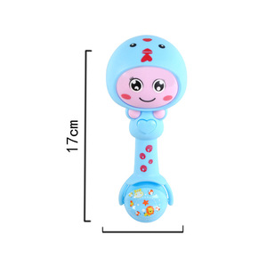 Mordedor de plástico con sonajero y ritmo musical de dibujos animados para bebés de 0 a 24 meses, juguete unisex - Product Image 4