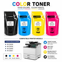 Tóner de Recarga de Alta Calidad W9050/51/52/53MC, Polvo de Tóner Dedicado para Impresoras HP Color LaserJet Managed MFP E87650z 40 60