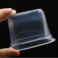 Sulide Vente en Gros Biscuits Desserts Boulangerie Boîtes d'Emballage Carrées en Plastique PP Conteneurs Alimentaires de Qualité Alimentaire Jetables pour Gâteau