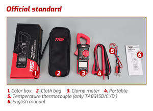 TASI TA8135A Digitales Klemm messgerät Smart Car Repair 600A Wechselstrom Best True RMS Amp Clamp & Ampere meter Spannungs messer - Product Image 6