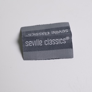Étiquettes de vêtement pliées en coton et polyester tissées imprimées sur mesure avec logo Solutions de marque pour vêtements lavables - Product Image 6