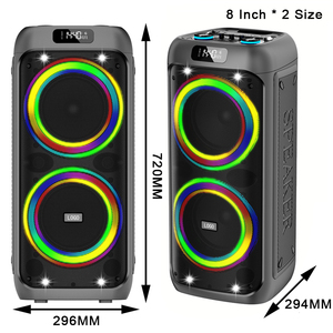 DR-8811 DR-1011 Double enceinte DJ portable Bluetooth de 10 pouces <span class=keywords><strong>avec</strong></span> écran LED pour extérieur - Product Image 4
