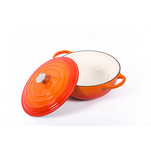 Juego de Ollas Clásico de 11 Piezas de Hierro Fundido Esmaltado, Olla para Guisos, Sartén Multifuncional, Apto para Horno, Lavavajillas, Cocina de Gas e Inducción - Product Image 2