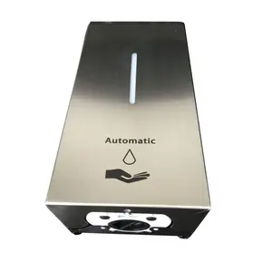 In Voorraad Automatisch Aan De Muur Gemonteerde Handsfree Sensor Vloeibare Spray Touchless Roestvrij Staal 1000 Ml Batterij Werkende Zeepdispenser