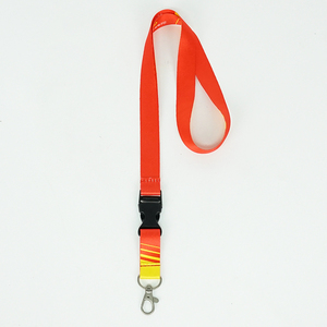Personalised Custom <b>Polyester</b> <b>Lanyard</b> Clear Medal Keychain <b>Lanyard</b> With Woven Label - Product Image 4