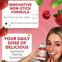 Gomme KSM-66 Ashwagandha et vitamine D à base de plantes de marque privée pour se détendre et se détendre