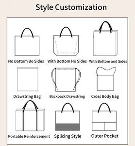 เสื้อกั๊กผ้าใบสไตล์ใหม่กระเป๋าโท้ทผ้าใบสะพายไหล่ข้างเดียวสำหรับนักเรียนหญิงเวอร์ชั่น<span class=keywords><strong>เกาหลี</strong></span>ดีไซน์ตามสั่ง - Product Image 5