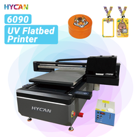Impresora UV de Cama Plana 6090 Directa de Fábrica con Triple Cabezal I3200 I1600 XP600, Placa Hoson y Mesa de Vacío de 60x90cm para Vidrio, Acrílico y Metal