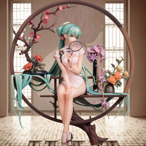 Hermosas Figuras de Acción de PVC de Anime Smiling <span class=keywords><strong>Critters</strong></span> Cheongsam Maiden, Set en Caja de Color, Esculturas Sentadas, Muñecas Articuladas - Product Image 6