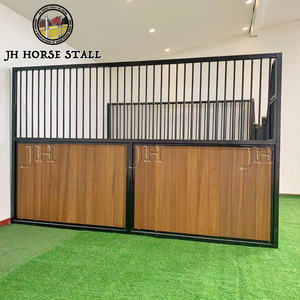 Attrezzature Equine cavallo di bambù stallo frontali porte stabili immagini fienile prefabbricato kit per la vendita - Product Image 6