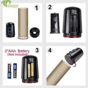 مضخة تكبير القضيب الأوتوماتيكية بشعار مخصص، قابلة لإعادة الشحن عبر USB، مقاومة للماء 100%، مصنوعة من السيليكون والبلاستيك ABS، لعبة جنسية للبالغين - Product Image 4