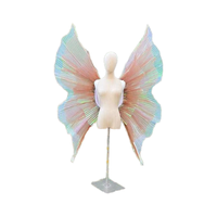 Ailes d'Ange Aile de Nuit Halloween Cosplay Aile de Fée Papillon Mince pour Carnaval Drame Performance Wear