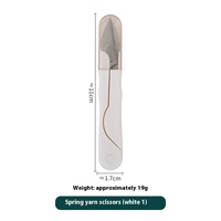 Petits ciseaux en forme de V pour usage domestique nouveau modèle coupe-fil couvert pour la couture point de croix fil coupe de ligne de pêche