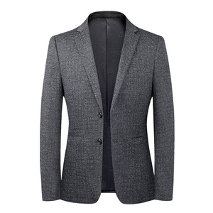 <strong>Mens</strong> <strong>Tweed</strong> Suit <strong>Blazer</strong> Jacket Single Breasted Notch Lapel Slim Formal Coat Top - Product Image 1