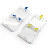 Boîte de rangement pour prothèses dentaires OEM PS PE avec film protecteur, conteneur transparent en plastique pour fausses dents, étui multifonctionnel pour salle de bain, maison et voyage
