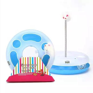 Juguetes Giratorios para Gatos con Resorte, Bandeja de Juego de Felpa, Alivio para el Aburrimiento, Juguetes para Gatos - Product Image 5