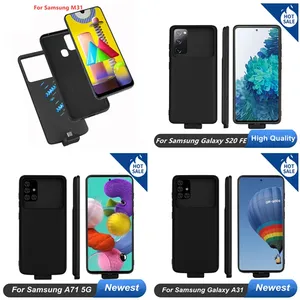 Funda de <span class=keywords><strong>cargador</strong></span> de batería de 5000Mah para <span class=keywords><strong>Samsung</strong></span> Galaxy A21S M31 S20 FE S22 A51 Note 8 A71 A71 5G A31 S20 S20 Plus S20 Ultra A20 <span class=keywords><strong>A30</strong></span> A50 - Product Image 4