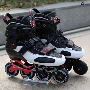 Patins à roulettes en fibre de carbone pour enfants, adultes, hommes et femmes, chaussures de slalom, patinage de vitesse, ensemble complet professionnel Fa YQ-RS3 - Product Image 4