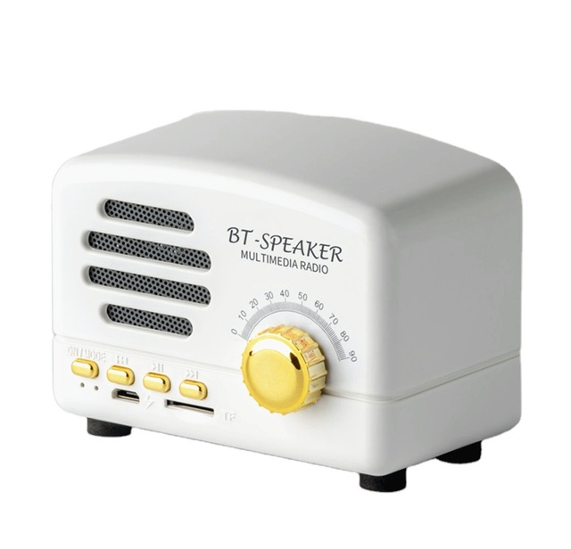 Mini Stereo Sound Box Music Cute Outdoor Speaker Promotion Gift Retro BT Speaker